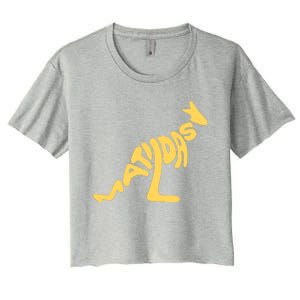 Matildas Kangaroo Women's Crop Top Tee