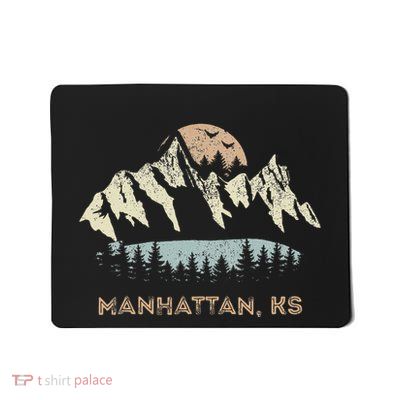 Manhattan Kansas Mountain Sunset Sunrise Ks Mousepad