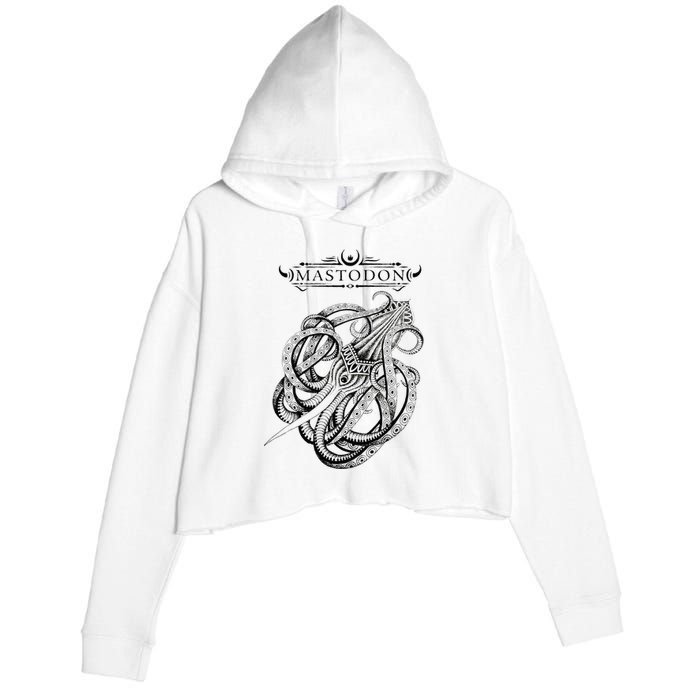 Mastodon – Kraken Crop Fleece Hoodie