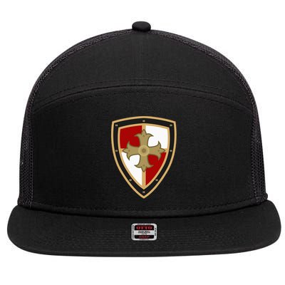 Medieval Knight Medieval Renaissance Tunic 7 Panel Mesh Trucker Snapback Hat