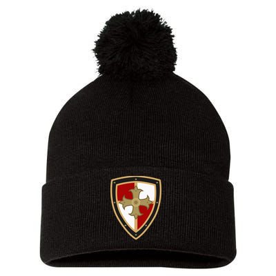 Medieval Knight Medieval Renaissance Tunic Pom Pom 12in Knit Beanie