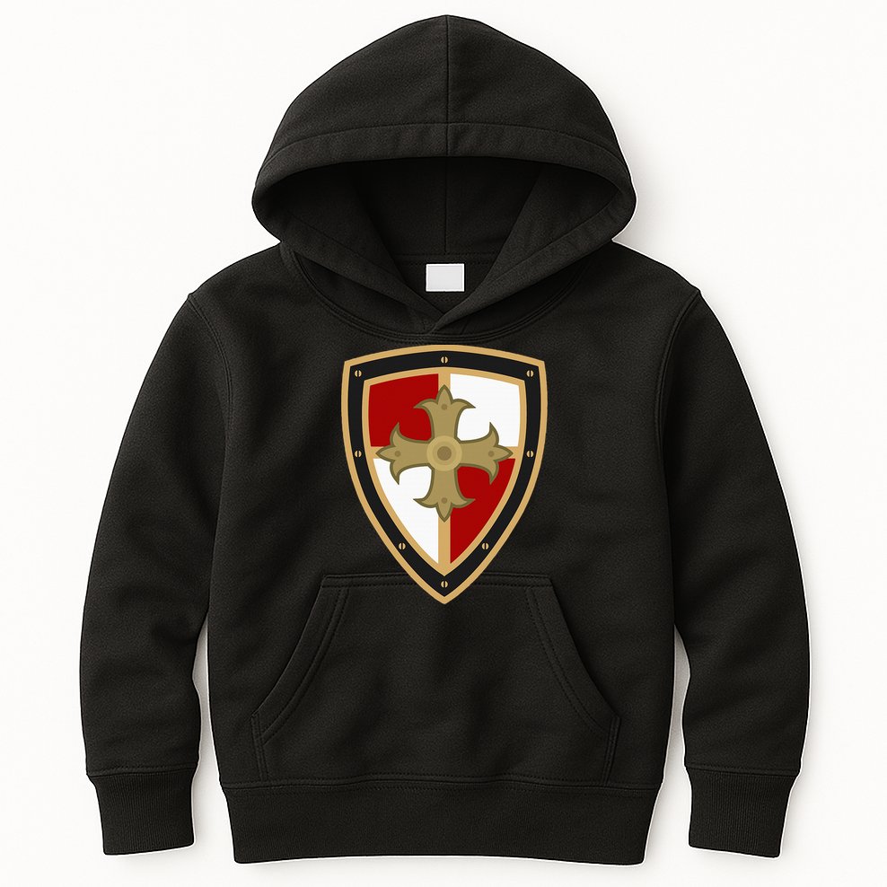 Medieval Knight Medieval Renaissance Tunic Kids Hoodie