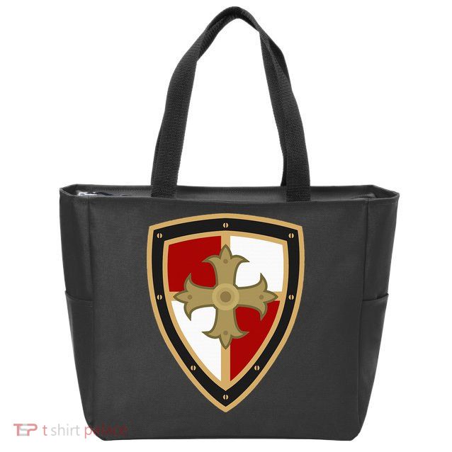 Medieval Knight Medieval Renaissance Tunic Zip Tote Bag