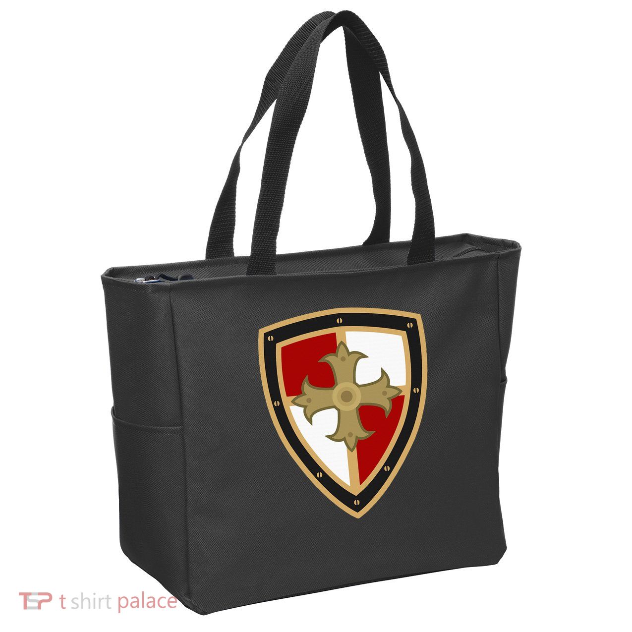Medieval Knight Medieval Renaissance Tunic Zip Tote Bag