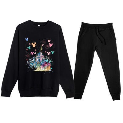 Magical Kingdom Mouse Ear Castle Premium Crewneck Sweatsuit Set