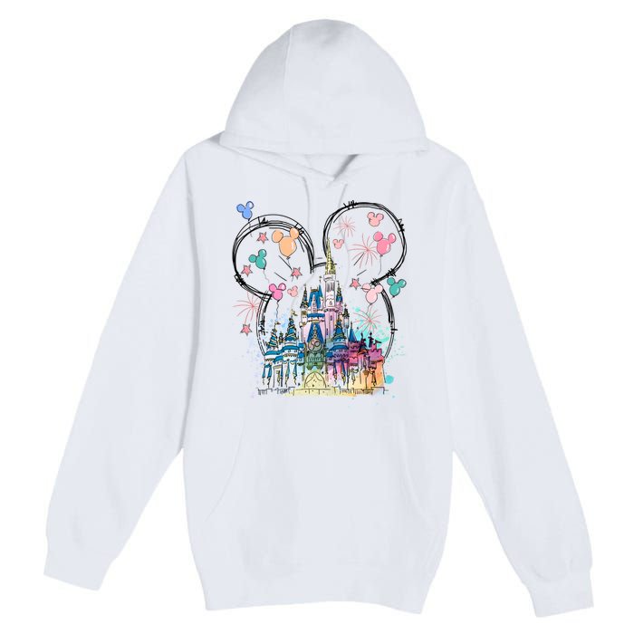 Magical Kingdom Mouse Ear Castle Premium Pullover Hoodie