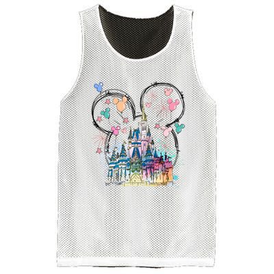 Magical Kingdom Mouse Ear Castle Mesh Reversible Basketball Jersey Tank