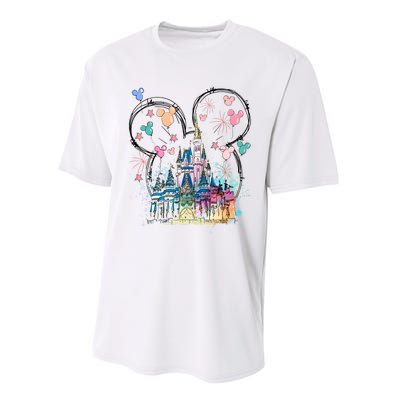 Magical Kingdom Mouse Ear Castle Performance Sprint T-Shirt