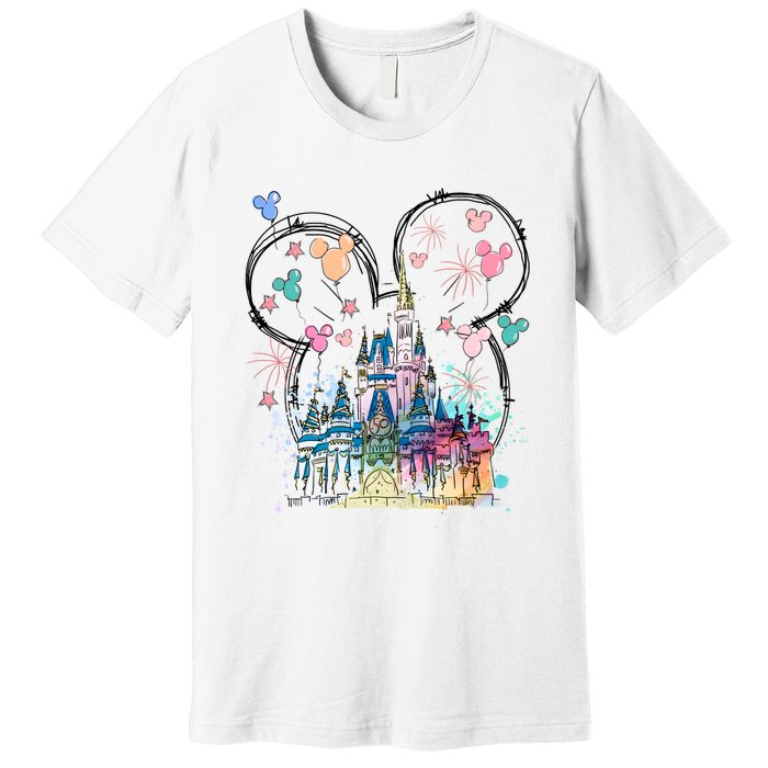 Magical Kingdom Mouse Ear Castle Premium T-Shirt