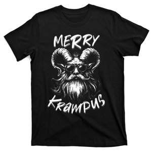 Merry Krampus Mythical Christmas Horror T-Shirt