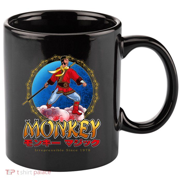Monkey King 11oz C Handle Ceramic Mug
