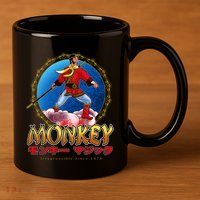 Monkey King 11oz C Handle Ceramic Mug