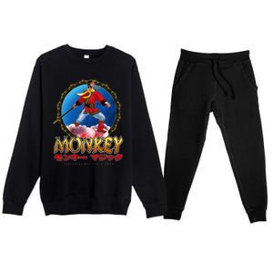 Monkey King Premium Crewneck Sweatsuit Set