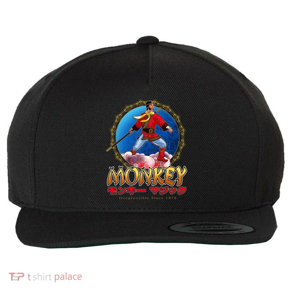 Monkey King Wool Snapback Cap