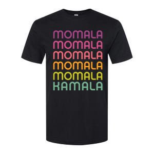 Momala Kamala Mamala Retro Colorful Design Mom Kamala Softstyle CVC T-Shirt