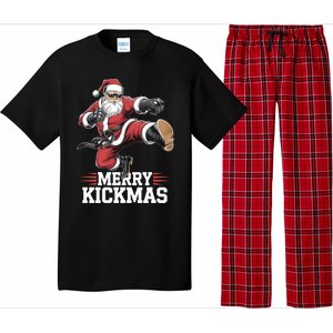 Merry Kickmas Martial Artist Martial Arts Taekwondo Tkd Gift Pajama Set