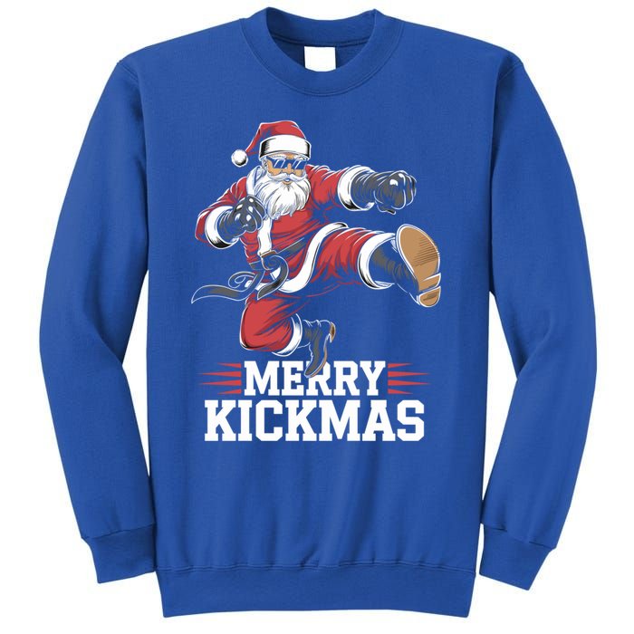 Merry Kickmas Martial Artist Martial Arts Taekwondo Tkd Gift Sweatshirt