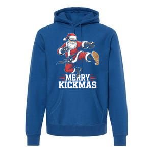 Merry Kickmas Martial Artist Martial Arts Taekwondo Tkd Gift Premium Hoodie