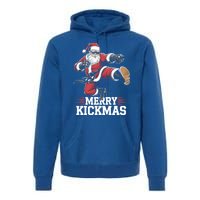 Merry Kickmas Martial Artist Martial Arts Taekwondo Tkd Gift Premium Hoodie