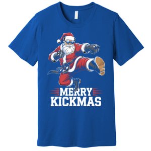 Merry Kickmas Martial Artist Martial Arts Taekwondo Tkd Gift Premium T-Shirt