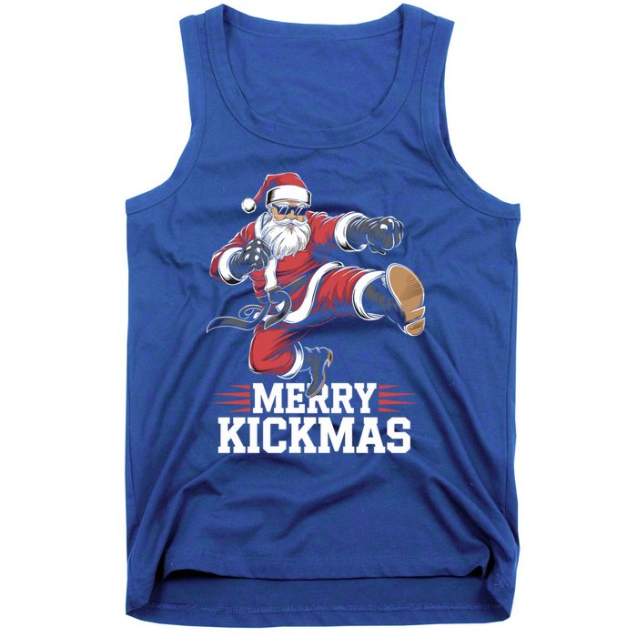 Merry Kickmas Martial Artist Martial Arts Taekwondo Tkd Gift Tank Top