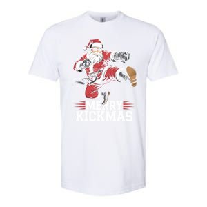 Merry Kickmas Martial Artist Martial Arts Taekwondo Tkd Gift Softstyle CVC T-Shirt