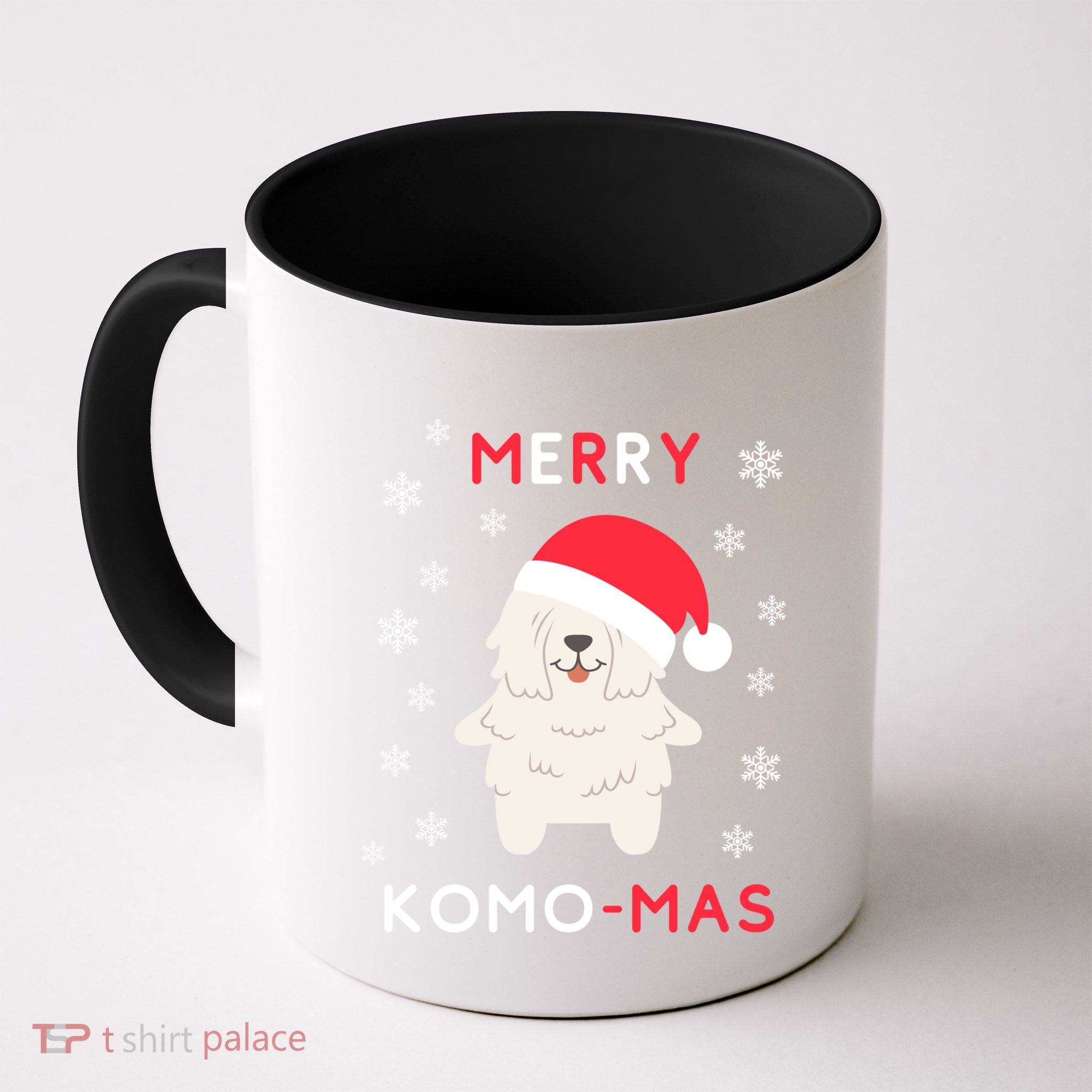 Merry Komo Mas Funny Christmas Komondor Xmas Dog Cool Gift Coffee Mug