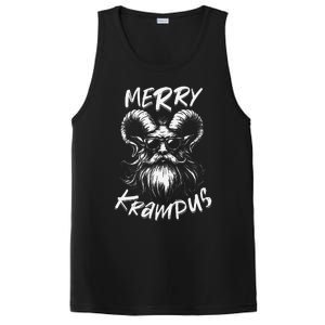 Merry Krampus Mythical Christmas Horror Gift PosiCharge Competitor Tank