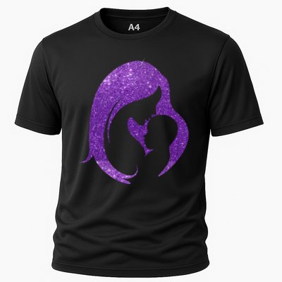 Mother Kissing Newborn Baby Cute Gift Performance Shirt