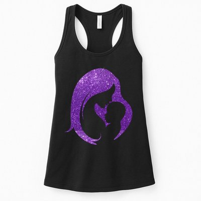 Mother Kissing Newborn Baby Cute Gift Womens Tank Top