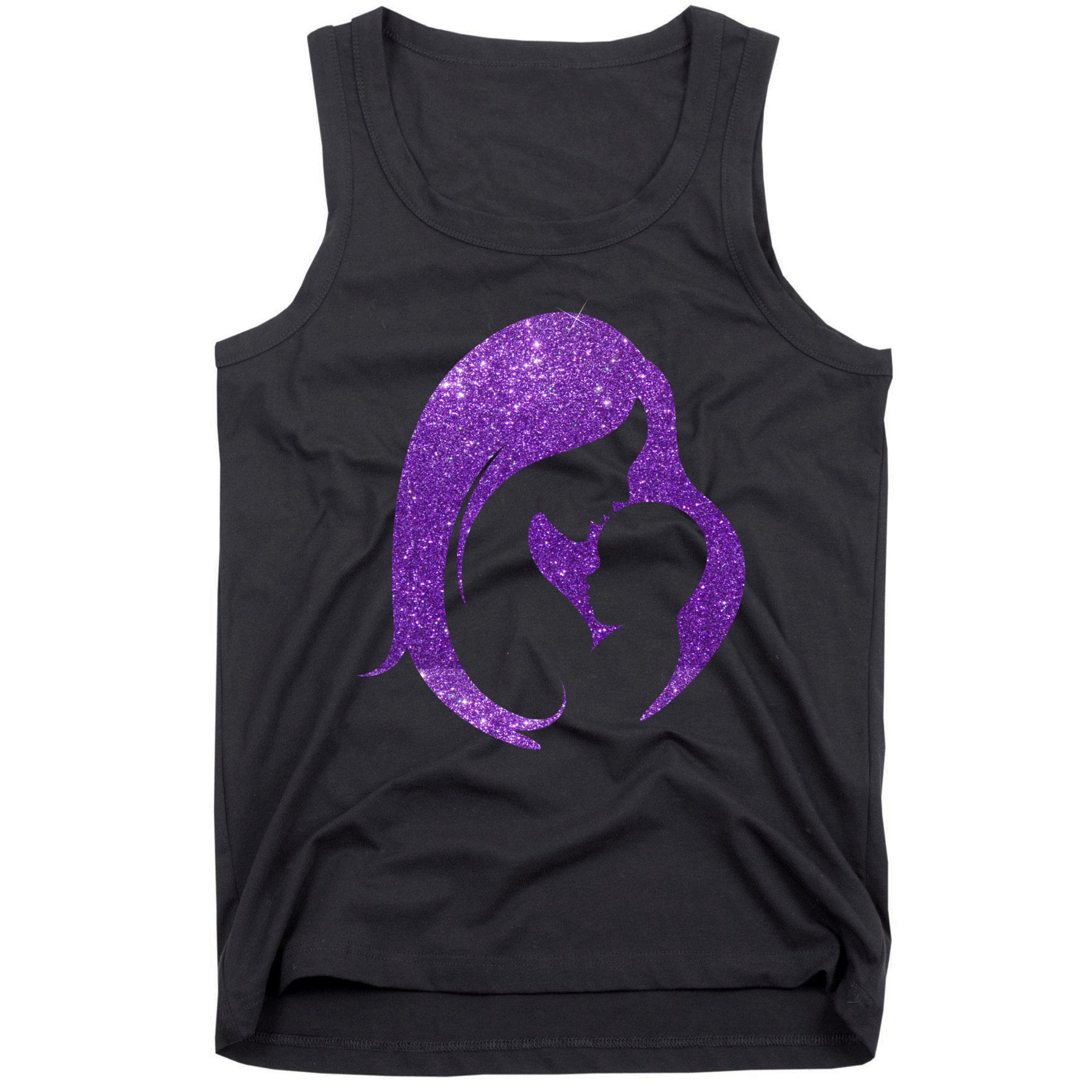 Mother Kissing Newborn Baby Cute Gift Tank Top