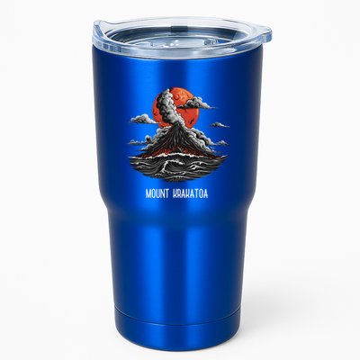 Mount Krakatoa National Park Retro Vintage Volcano Cool Gift Tumbler