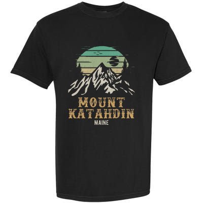 Mount Katahdin National Park Merchandise Hiking Mt Katahdin Garment-Dyed Heavyweight T-Shirt