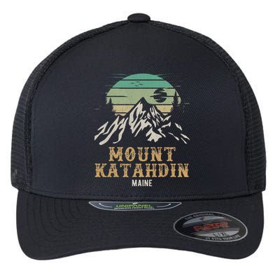 Mount Katahdin National Park Merchandise Hiking Mt Katahdin Flexfit Unipanel Trucker Cap