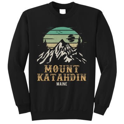 Mount Katahdin National Park Merchandise Hiking Mt Katahdin Sweatshirt