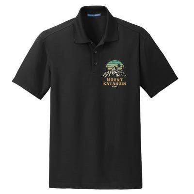 Mount Katahdin National Park Merchandise Hiking Mt Katahdin Dry Zone Grid Polo