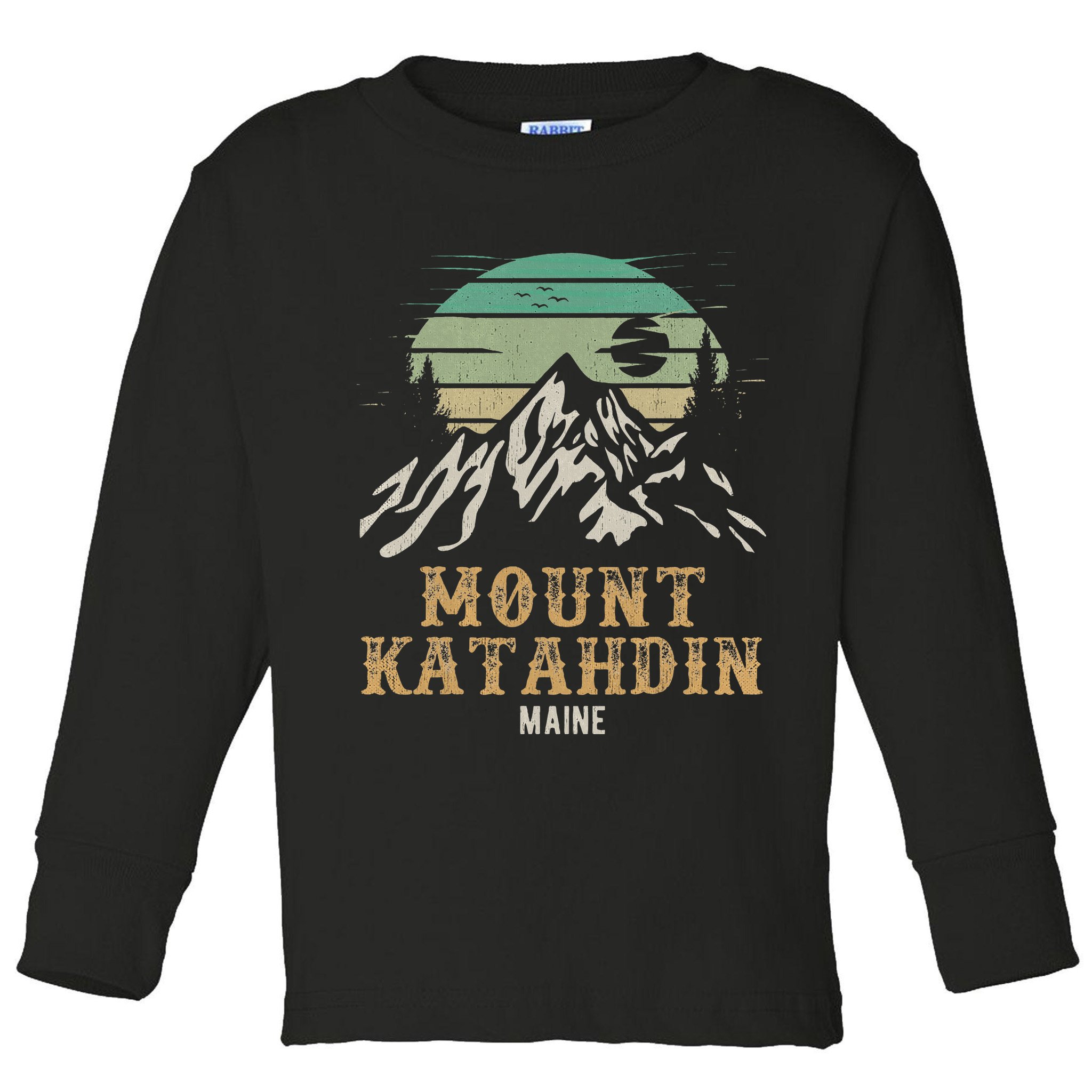 Mount Katahdin National Park Merchandise Hiking Mt Katahdin Toddler Long Sleeve Shirt