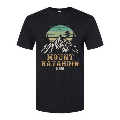 Mount Katahdin National Park Merchandise Hiking Mt Katahdin Softstyle CVC T-Shirt