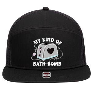 My Kind Of Bath Bomb 7 Panel Mesh Trucker Snapback Hat