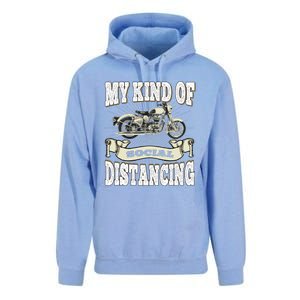 My Kind Of Social Distancing Motorcycle Unisex Surf Hoodie