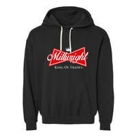 Millwright King Of Trades Metal Worker Machine Operator Garment-Dyed Fleece Hoodie