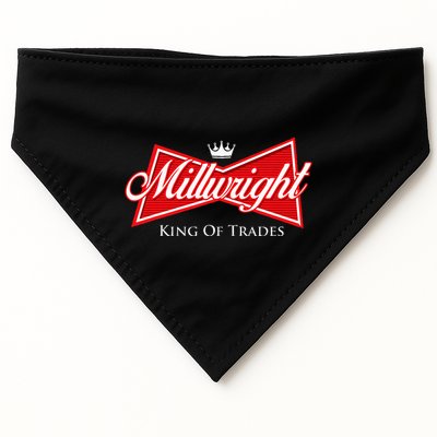 Millwright King Of Trades Metal Worker Machine Operator USA-Made Doggie Bandana