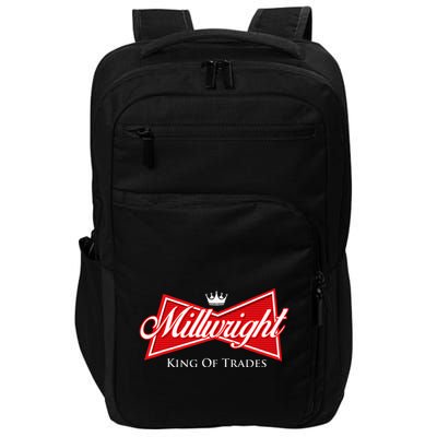 Millwright King Of Trades Metal Worker Machine Operator Impact Tech Backpack