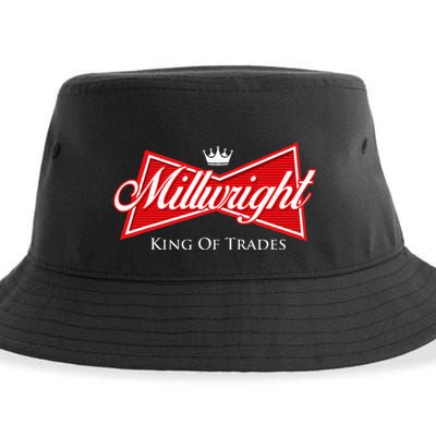 Millwright King Of Trades Metal Worker Machine Operator Sustainable Bucket Hat