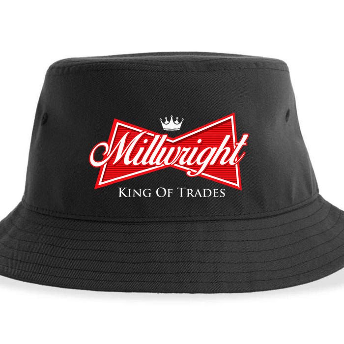 Millwright King Of Trades Metal Worker Machine Operator Sustainable Bucket Hat