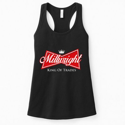 Millwright King Of Trades Metal Worker Machine Operator Womens Tank Top