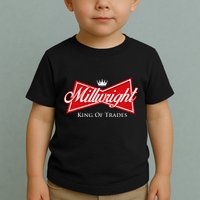 Millwright King Of Trades Metal Worker Machine Operator Toddler T-Shirt