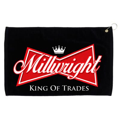 Millwright King Of Trades Metal Worker Machine Operator Grommeted Golf Towel