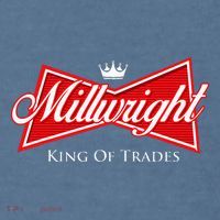 Millwright King Of Trades Metal Worker Machine Operator Garment-Dyed Sweatshirt