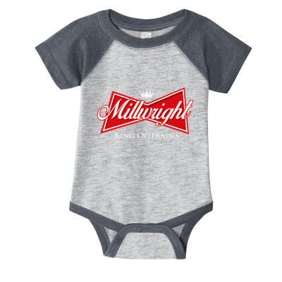 Millwright King Of Trades Metal Worker Machine Operator Infant Baby Jersey Bodysuit